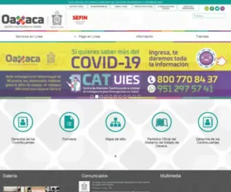 Finanzasoaxaca.gob.mx(Finanzas) Screenshot