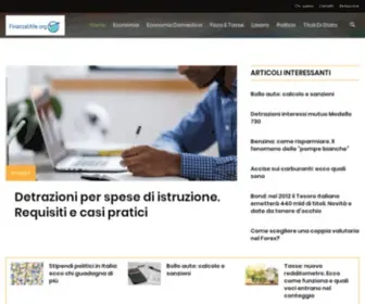 Finanzautile.org(News economia) Screenshot