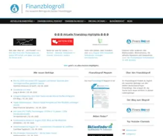 Finanzblogroll.de(Die besten deutschsprachigen Finanzblogs) Screenshot