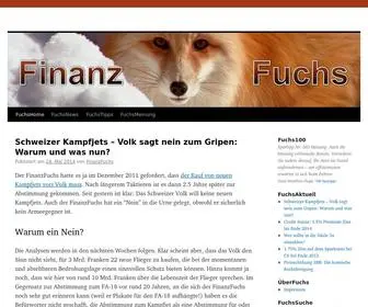 FinanzFuchs.ch(Sparen Sie viel Geld) Screenshot