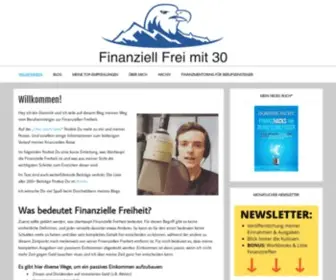 Finanziell-Frei-MIT-30.de(Finanziell Frei mit 30) Screenshot