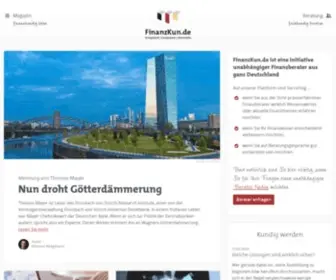 Finanzkun.de(Finanzwissen von Beratern) Screenshot