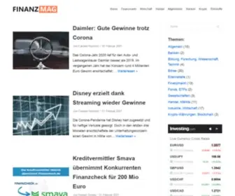 Finanzmag.com(Magazin zu Finanzen) Screenshot