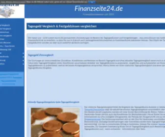 Finanzseite24.de(Tagesgeld Zinsvergleich) Screenshot