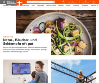 Finanztest.de(Stiftung Warentest) Screenshot