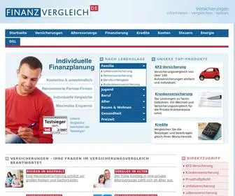 Finanzvergleich.de(Versicherungen im Versicherungsvergleich auf) Screenshot