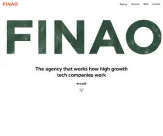 Finaoagency.com(FINAO Agency) Screenshot