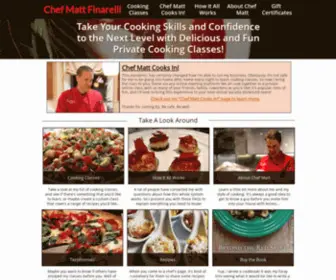 Finarelli.com(Chef Matt Finarelli) Screenshot