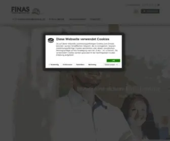 Finas.de(FINAS Versicherungsmakler GmbH) Screenshot