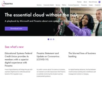 Finastra.com(Financial Software Solutions & Systems) Screenshot