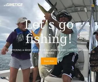 Finaticscharters.com(Dauphin Island Fishing Charters) Screenshot