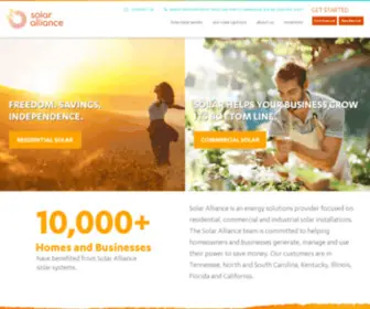 Finavera.com(Solar Alliance Energy) Screenshot