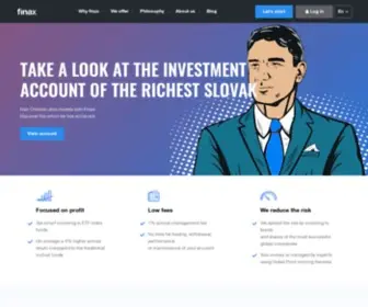 Finax.sk(Inteligentné investovanie s vyššími výnosmi) Screenshot