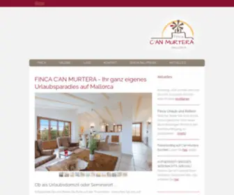 Finca-Canmurtera.com(Finca C'an Murtera) Screenshot