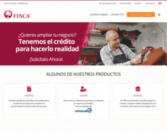 Finca.gt(FINCA Guatemala) Screenshot