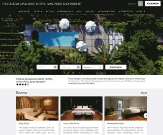 Fincaadalgisa.com(Wine Hotel) Screenshot