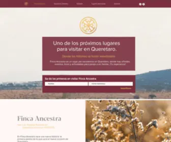 Fincaancestra.com(Finca Ancestra) Screenshot