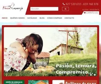 Fincacasarejo.com(Finca Casarejo: Pasión por la avicultura) Screenshot