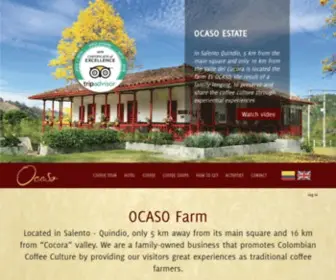 Fincaelocasosalento.com(Finca El Ocaso Salento) Screenshot