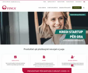 Fincakosovo.org(FINCA Kosovo) Screenshot