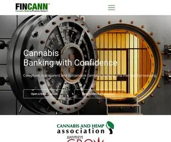 Fincann.com(The Cannabis Banking Financial Network) Screenshot