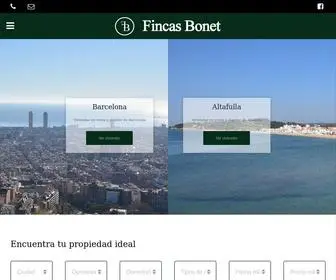 Fincasbonet.es(Fincas Bonet) Screenshot