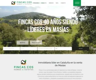 Fincascos.com(Fincas Cos) Screenshot