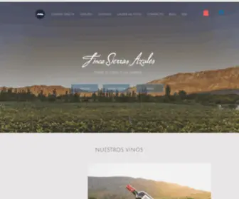 Fincasierrasazules.com.ar(Bodega de San Juan) Screenshot