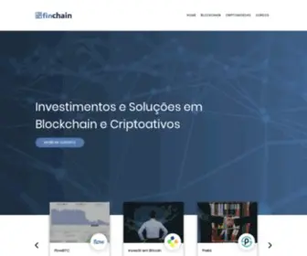 Finchain.com.br(Blockchain DLT Fintech) Screenshot