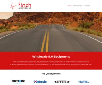 Finchaustralia.com.au(Wholesale RV Equipment & Accessories) Screenshot