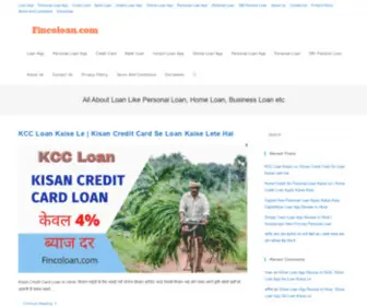 Fincoloan.com(All About Loan Like Personal Loan) Screenshot