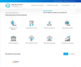 Fincor.com.mx(Finanzas Correctas: el guía en el mundo financiero) Screenshot