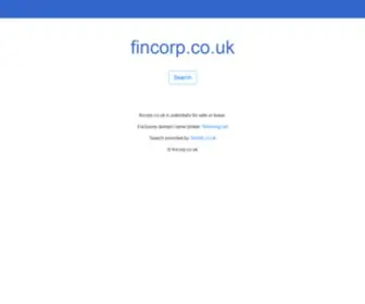 Fincorp.co.uk(fincorp) Screenshot