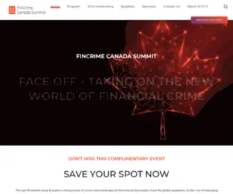 Fincrimecanada.com(Fincrime Canada Summit) Screenshot