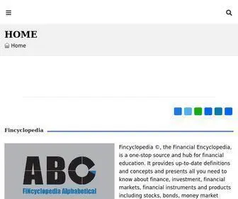 Fincyclopedia.net(Financial Encyclopedia) Screenshot