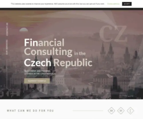 Finczech.com(Financial consulting in the Czech Republic) Screenshot