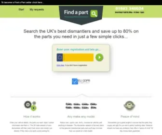 Find-A-Part.com(Used Part Search) Screenshot