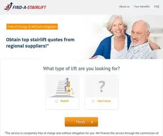 Find-A-Stairlift.co.uk(Receive offer from the best stairlift company) Screenshot