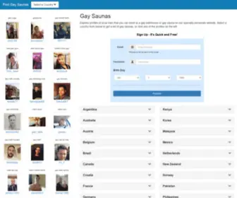 Find-GAY-Saunas.com(Find GAY Saunas) Screenshot