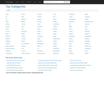Find-Guide.info(Find Guide Manual) Screenshot