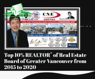 Find-Home-Value.ca(Burnaby and Vancouver Real Estate Agent and Realtor. What) Screenshot