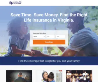 Find-Life-Coverage.com(Free Life Insurance Quotes) Screenshot