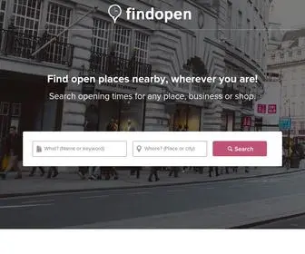 Find-Open.co.uk(FindOpen UK) Screenshot