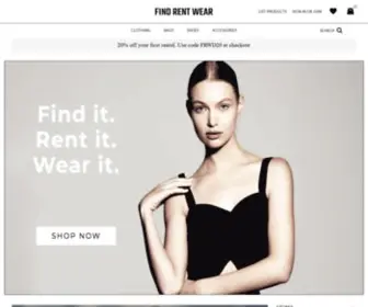 Find-Rent-Wear.com(Rent Designer Women’s Clothes and Accessories UK) Screenshot