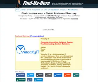Find-US-Here.com(Free Business Directory) Screenshot