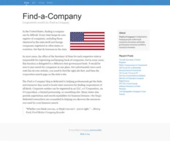 Finda.company(Find-a) Screenshot