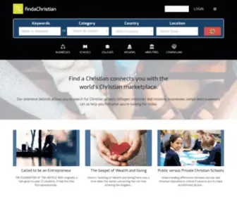 Findachristian.co(Find a Christian) Screenshot