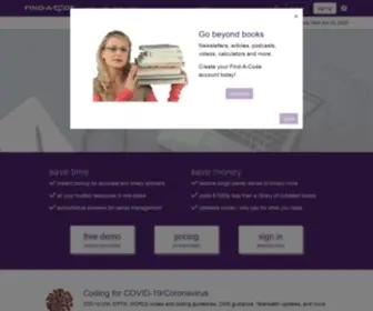 Findacode.com(Medical Billing and Coding) Screenshot
