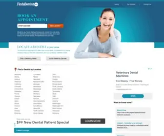 Findadentist.com(Find a Dentist in our national dental directory) Screenshot