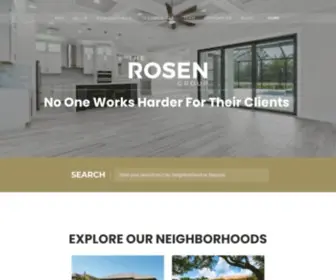 Findafloridahouse.com(The Rosen Group) Screenshot